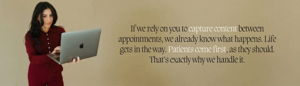 capture content between appointments